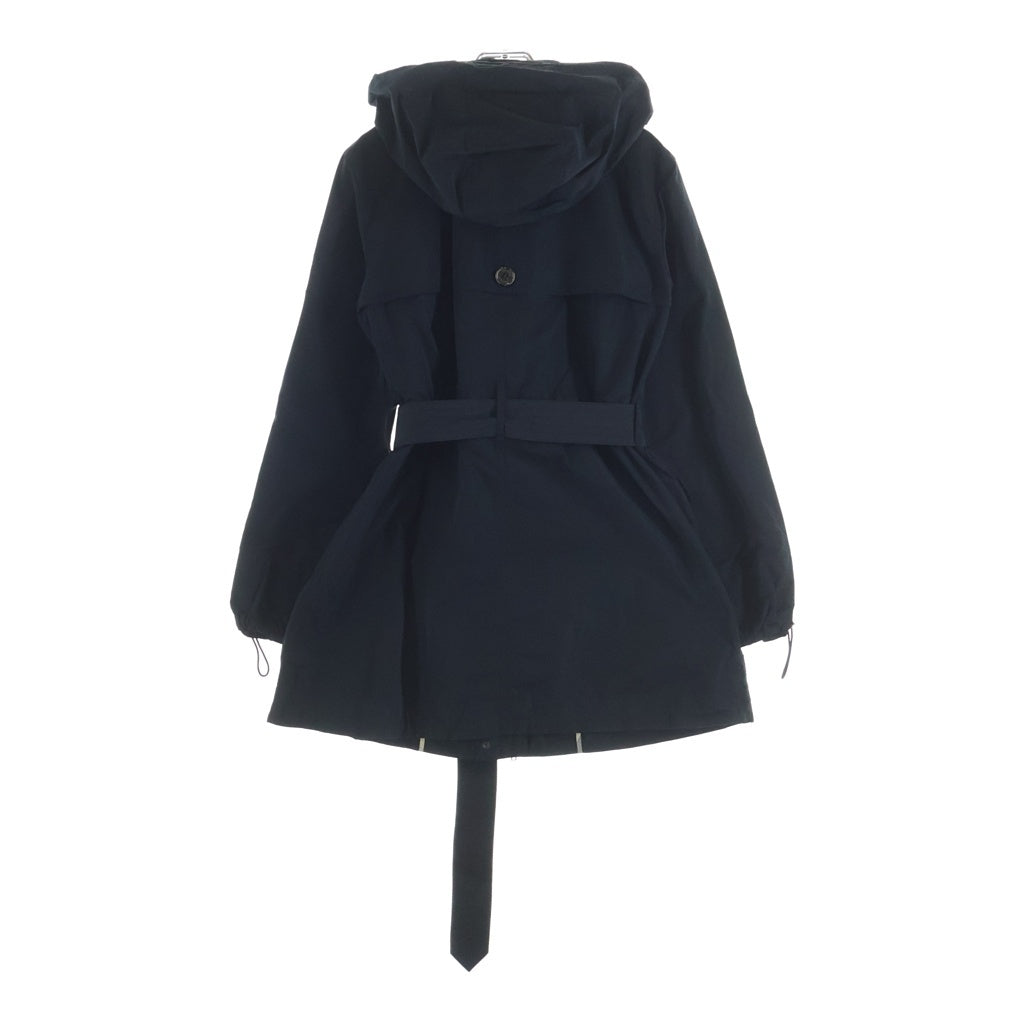 BURBERRY BLACK LABEL(バーバリー ブラックレーベル) ナイロンジップコート ジャケット ポリエステル フード ブラック FRD61-371-28 レディース