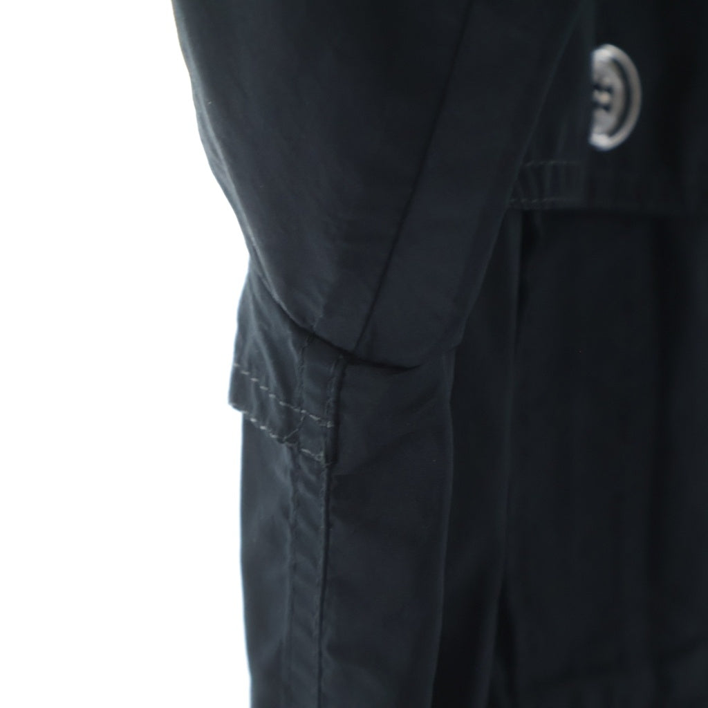 BURBERRY BLACK LABEL(バーバリー ブラックレーベル) ナイロンジップコート ジャケット ポリエステル フード ブラック FRD61-371-28 レディース