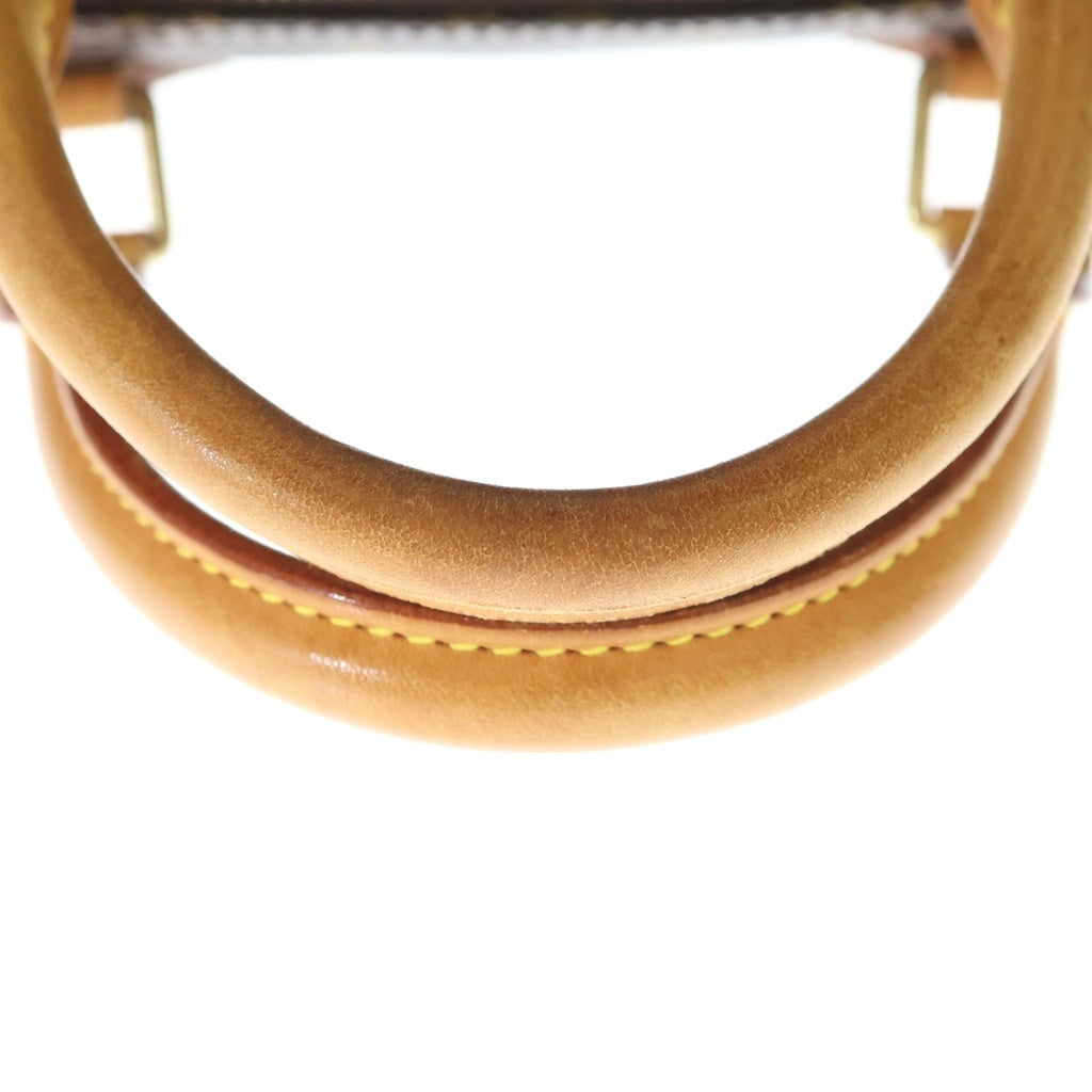 LOUIS VUITTON(ルイヴィトン) モノグラム スピーディ35 ボストンバッグ ハンドバッグ ブラウン レザー×PVC M41107 ゴールド金具 レディース