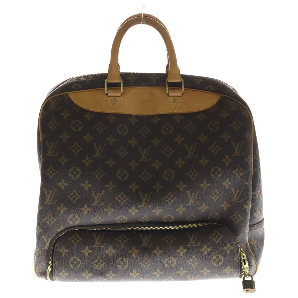 LOUIS VUITTON(ルイヴィトン) モノグラム エヴァジオン PVC レザー ハンドバッグ ボストンバッグ トラベルバッグ ブラウン M41443