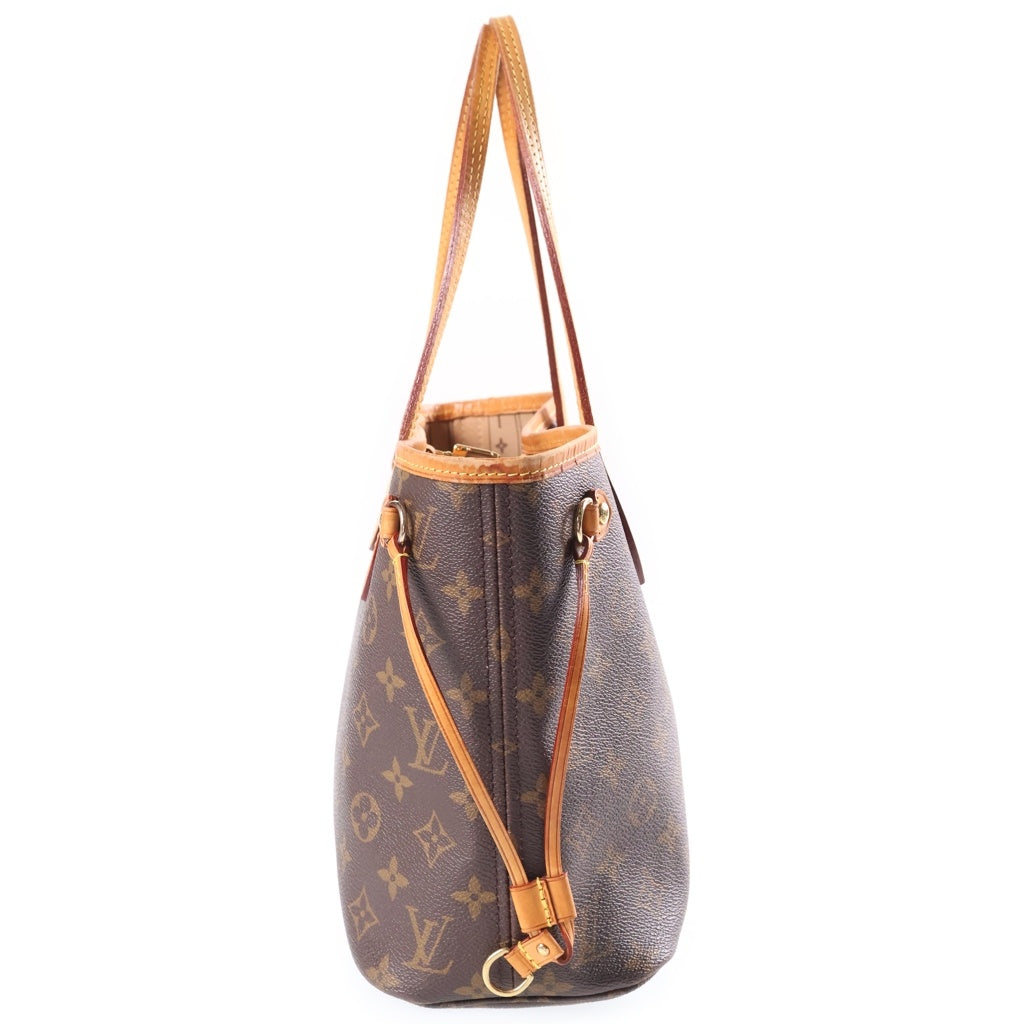 LOUIS VUITTON(ルイヴィトン) モノグラム ネヴァーフルPM PVC レザー トートバッグ ブラウン M40155 レディース