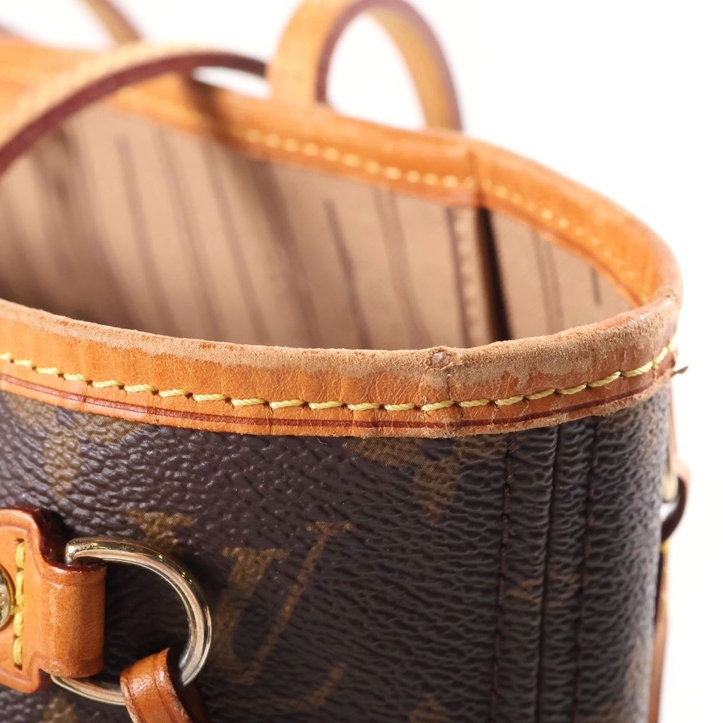 LOUIS VUITTON(ルイヴィトン) モノグラム ネヴァーフルPM PVC レザー トートバッグ ブラウン M40155 レディース