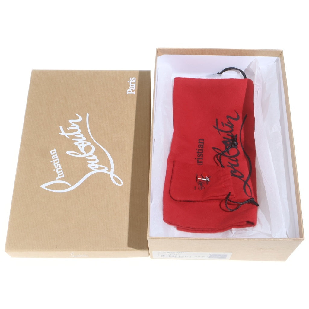 CHRISTIAN LOUBOUTIN(クリスチャンルブタン) KATE85 GLITTER MINI ケイト グリッター ラメ ポインテッドトゥ ハイヒール パンプス #35.5 レッド レディース