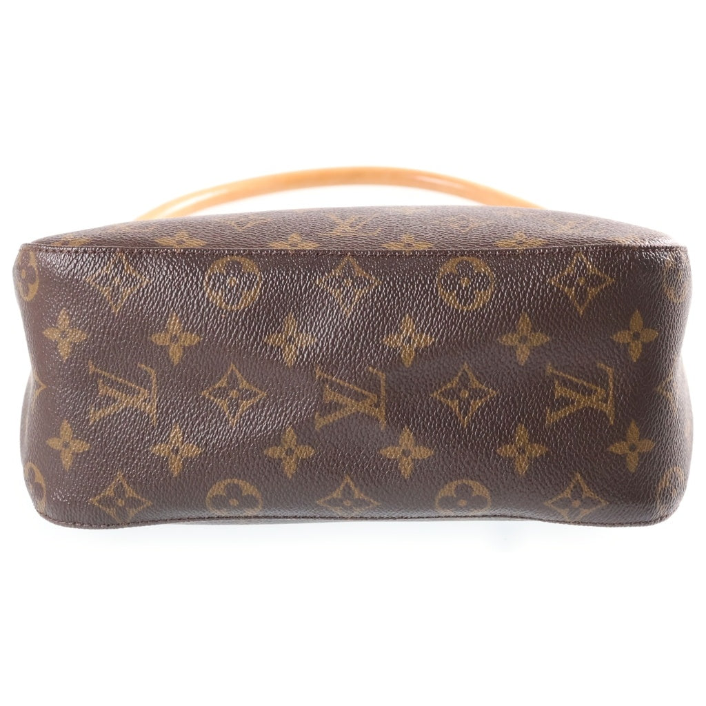LOUIS VUITTON(ルイヴィトン) モノグラム ルーピングMM PVC レザー ワンショルダーバッグ ブラウン M51146 レディース