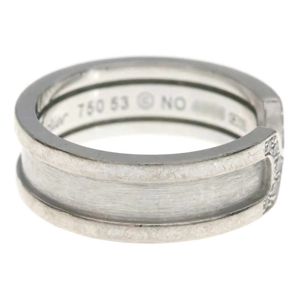 Cartier(カルティエ) 2C ダイヤモンド Au750 K18WG リング 指輪 #53 ホワイトゴールド レディース