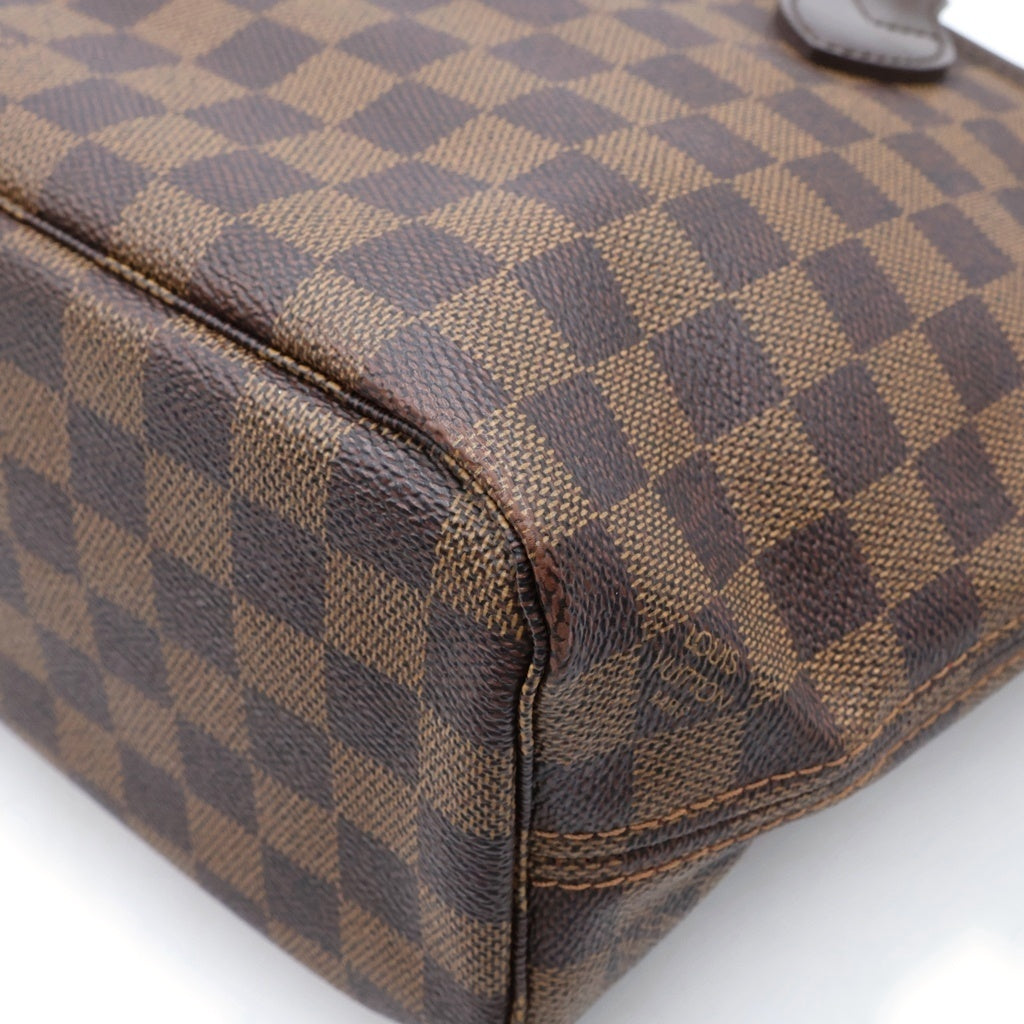 LOUIS VUITTON(ルイヴィトン) ダミエ ネヴァーフル PM ハンドバッグ トートバッグ ブラウン レザー×PVC N40600 ゴールド金具 レディース