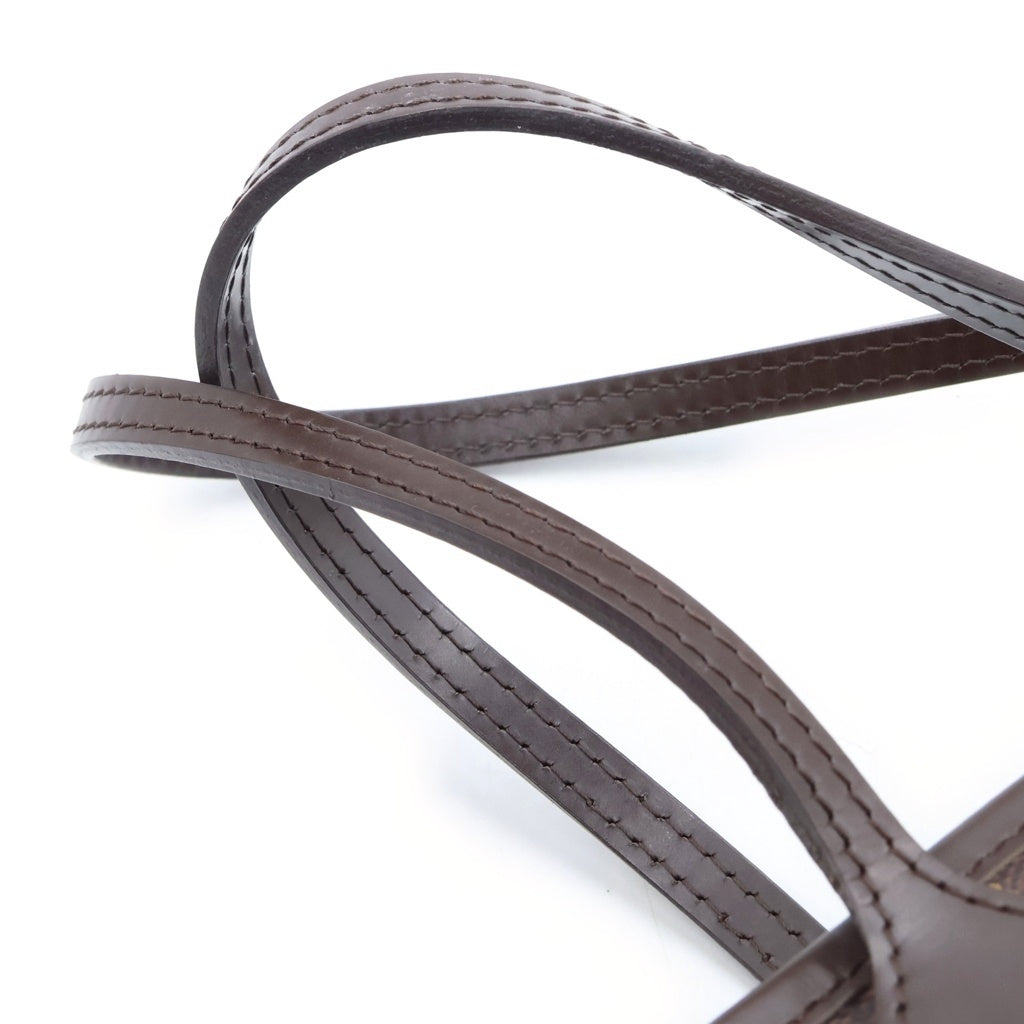LOUIS VUITTON(ルイヴィトン) ダミエ ネヴァーフル PM ハンドバッグ トートバッグ ブラウン レザー×PVC N40600 ゴールド金具 レディース