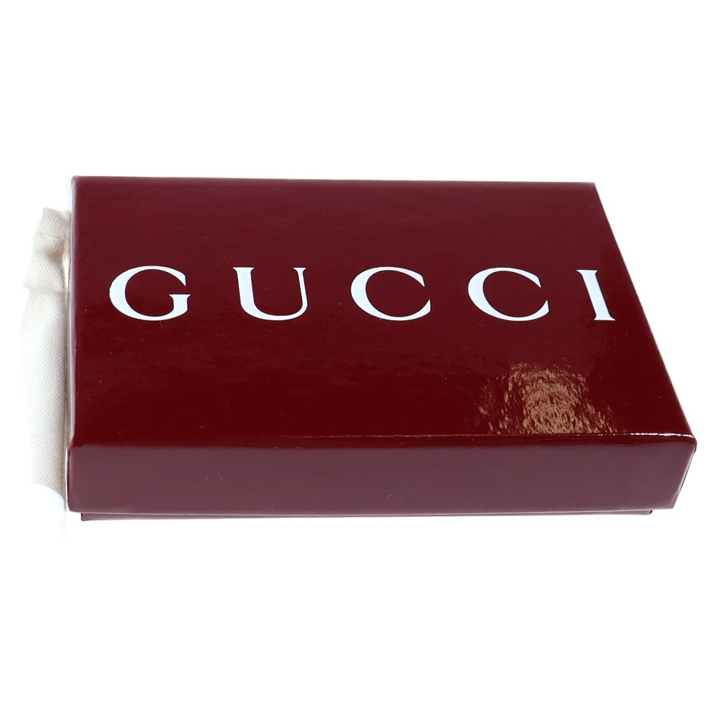 GUCCI(グッチ) GGマーモント ロゴ バッグチャーム キーホルダー ゴールド/グリーン レディース