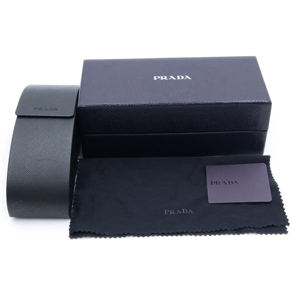 PRADA(プラダ) ハーフリム サングラス アイウェア ブラウンフレーム カーキレンズ #54□19 SPR30L レディース