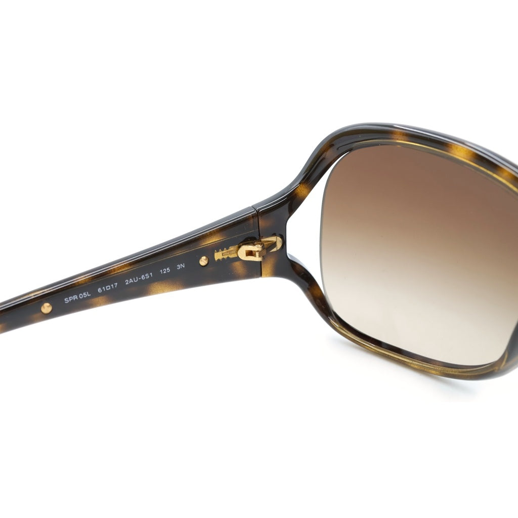 PRADA(プラダ) オーバルサングラス アイウェア ブラウンフレーム グラデーションレンズ #61□17 SPR05L レディース