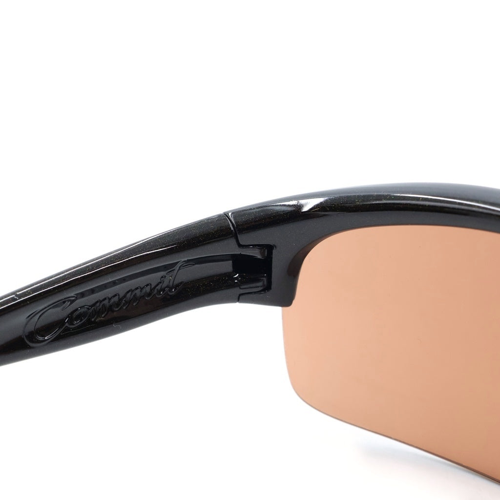 OAKLEY(オークリー) ハーフリム サングラス アイウェア ブラウンフレーム レディース