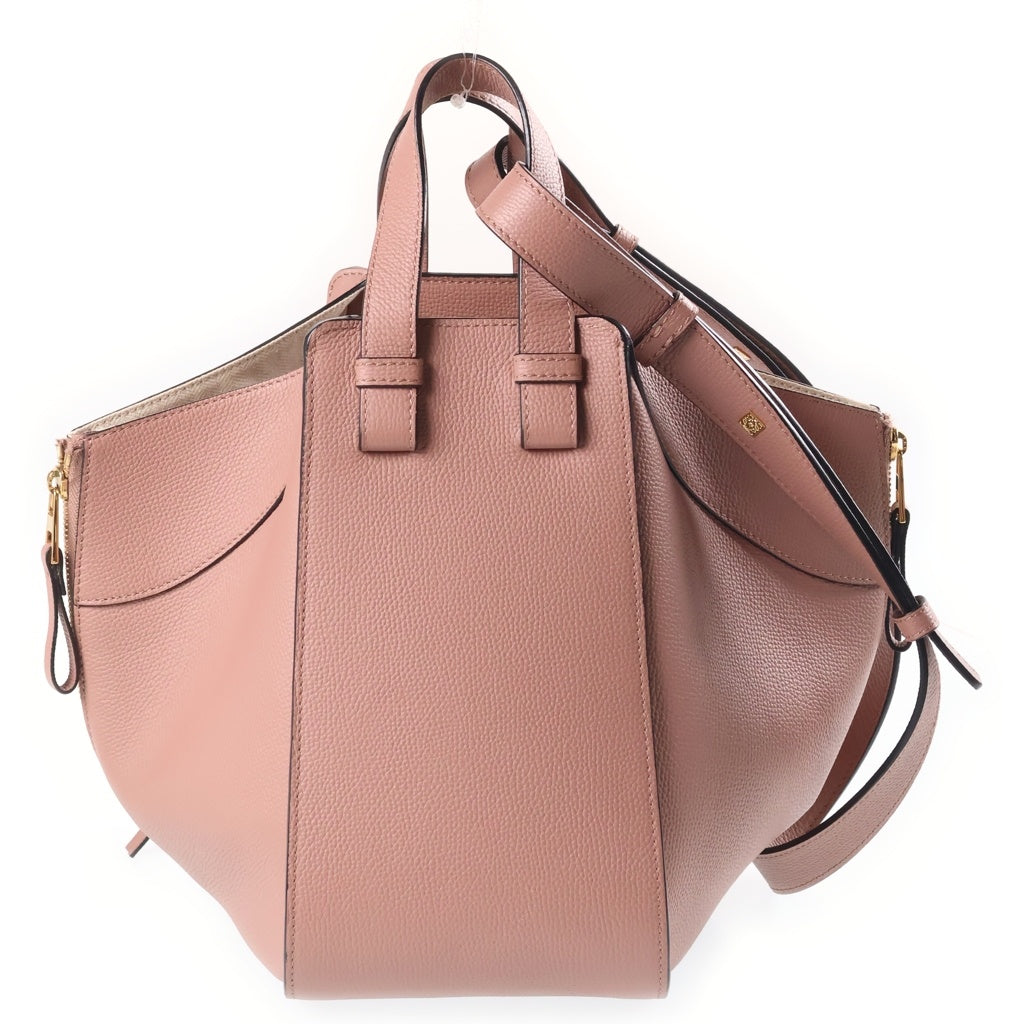 LOEWE(ロエベ) ハンモック ミディアム レザー 2WAY ハンドバッグ ショルダーバッグ ピンク系 レディース