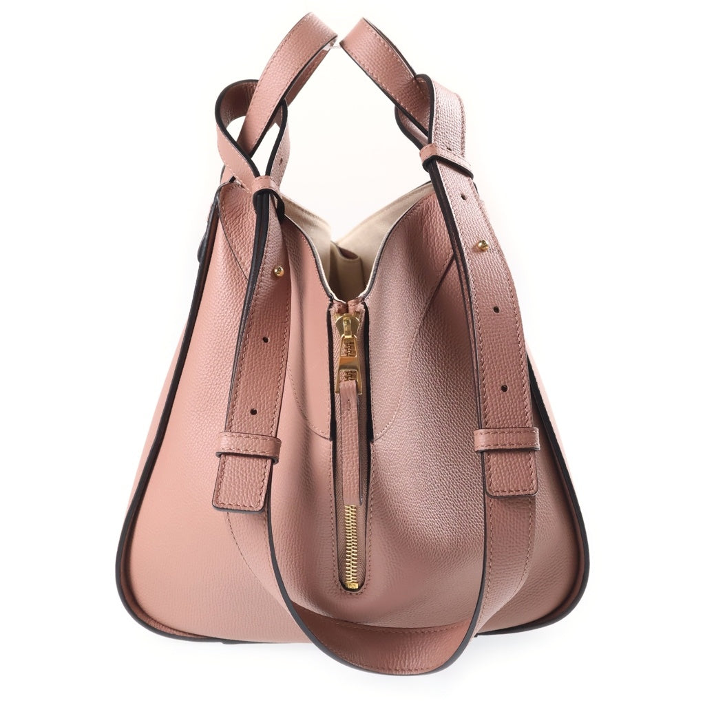 LOEWE(ロエベ) ハンモック ミディアム レザー 2WAY ハンドバッグ ショルダーバッグ ピンク系 レディース