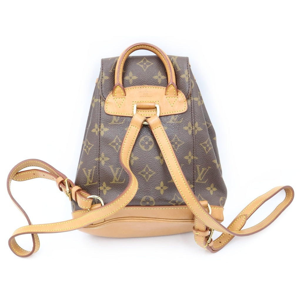 LOUIS VUITTON(ルイヴィトン) モノグラム モンスリMM PVC レザー バックパック リュックサック ブラウン M51136 レディース