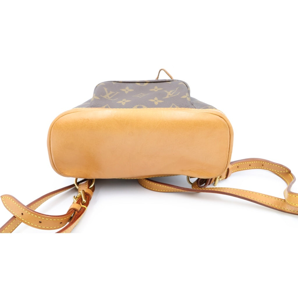 LOUIS VUITTON(ルイヴィトン) モノグラム モンスリMM PVC レザー バックパック リュックサック ブラウン M51136 レディース