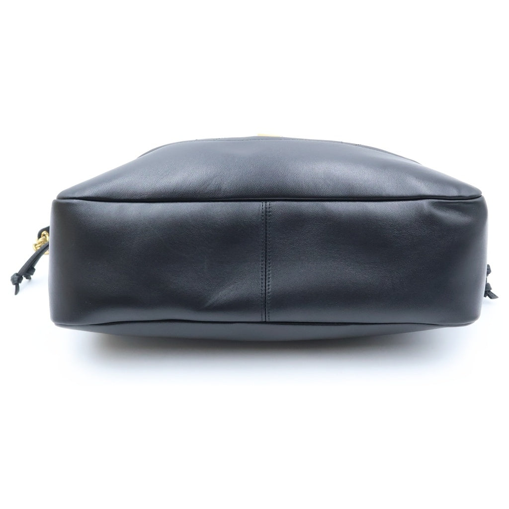 SAINT LAURENT PARIS(サンローランパリ) ジェイミー チェーン トート ゴールド金具 ラムスキン レザー ブラック 809824 レディース