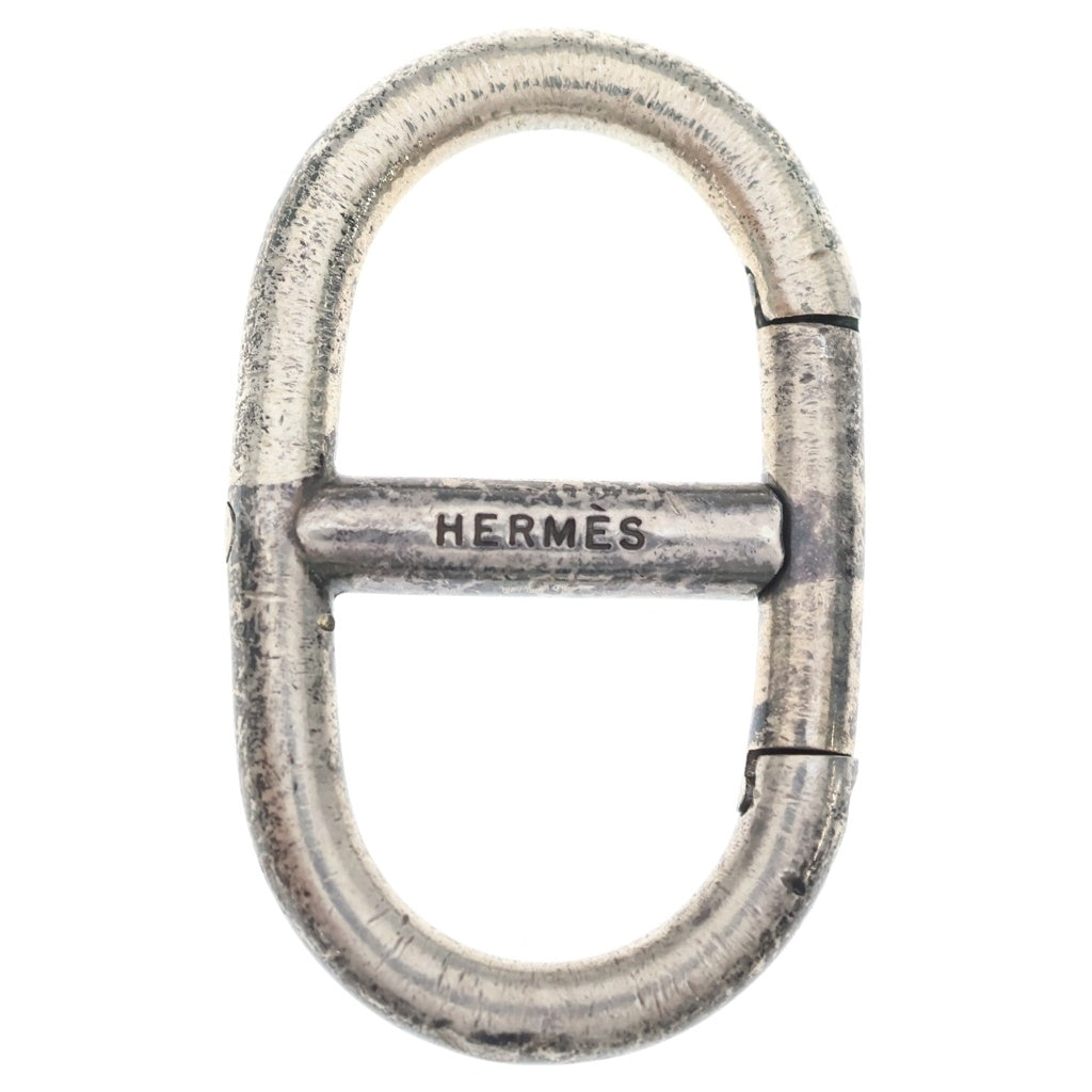 HERMES(エルメス) シェーヌダンクル キーリング カラビナ SV925 シルバー