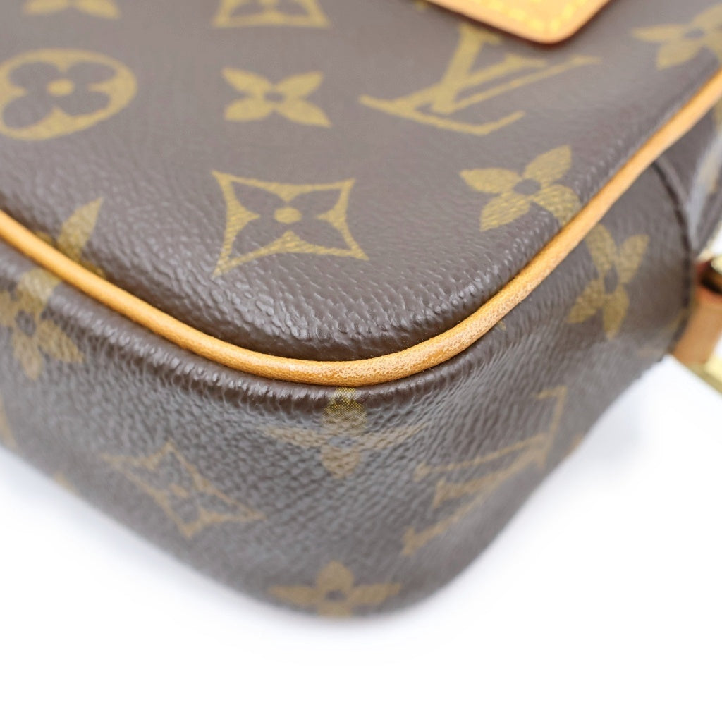 LOUIS VUITTON(ルイヴィトン) ポシェット シテ モノグラム ショルダーバック PVC レザー ブラウン M51183 レディース
