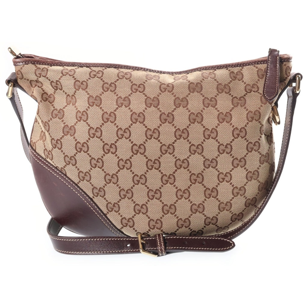 GUCCI(グッチ) ニューフーリット ショルダーバッグ GGキャンバス レザー ベージュ/ブラウン 169998