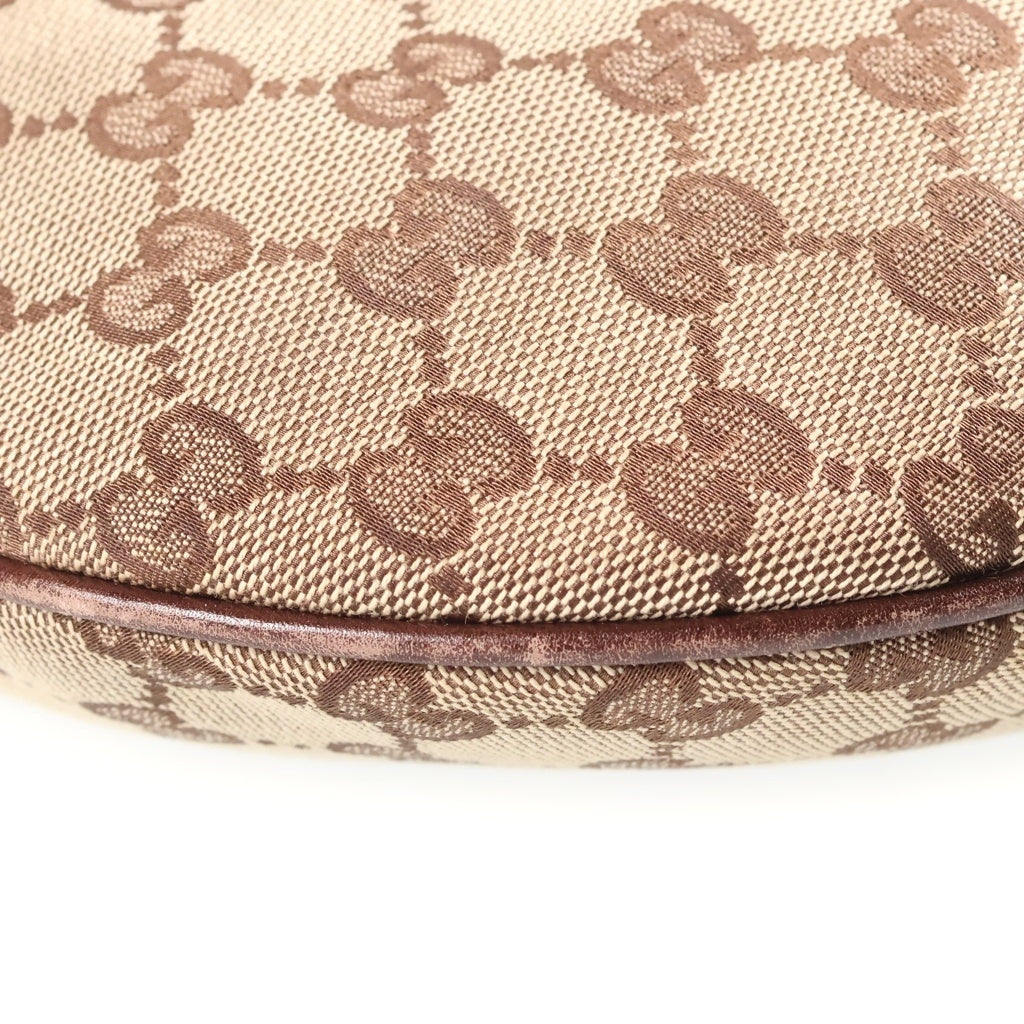 GUCCI(グッチ) ニューフーリット ショルダーバッグ GGキャンバス レザー ベージュ/ブラウン 169998