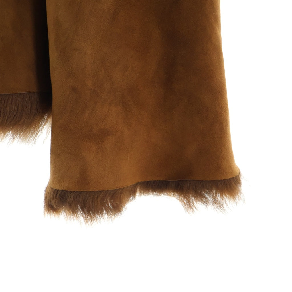 Max Mara(マックスマーラ) ムートンミドル丈 ジャケット コート ブラウン #US6 レディース
