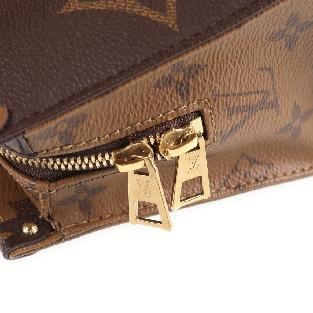 LOUIS VUITTON(ルイヴィトン) モノグラムジャイアントリバース オンザゴー EW 2WAY ハンド ショルダーバッグ ゴールド金具 ブラウン M14236 RFID レディース