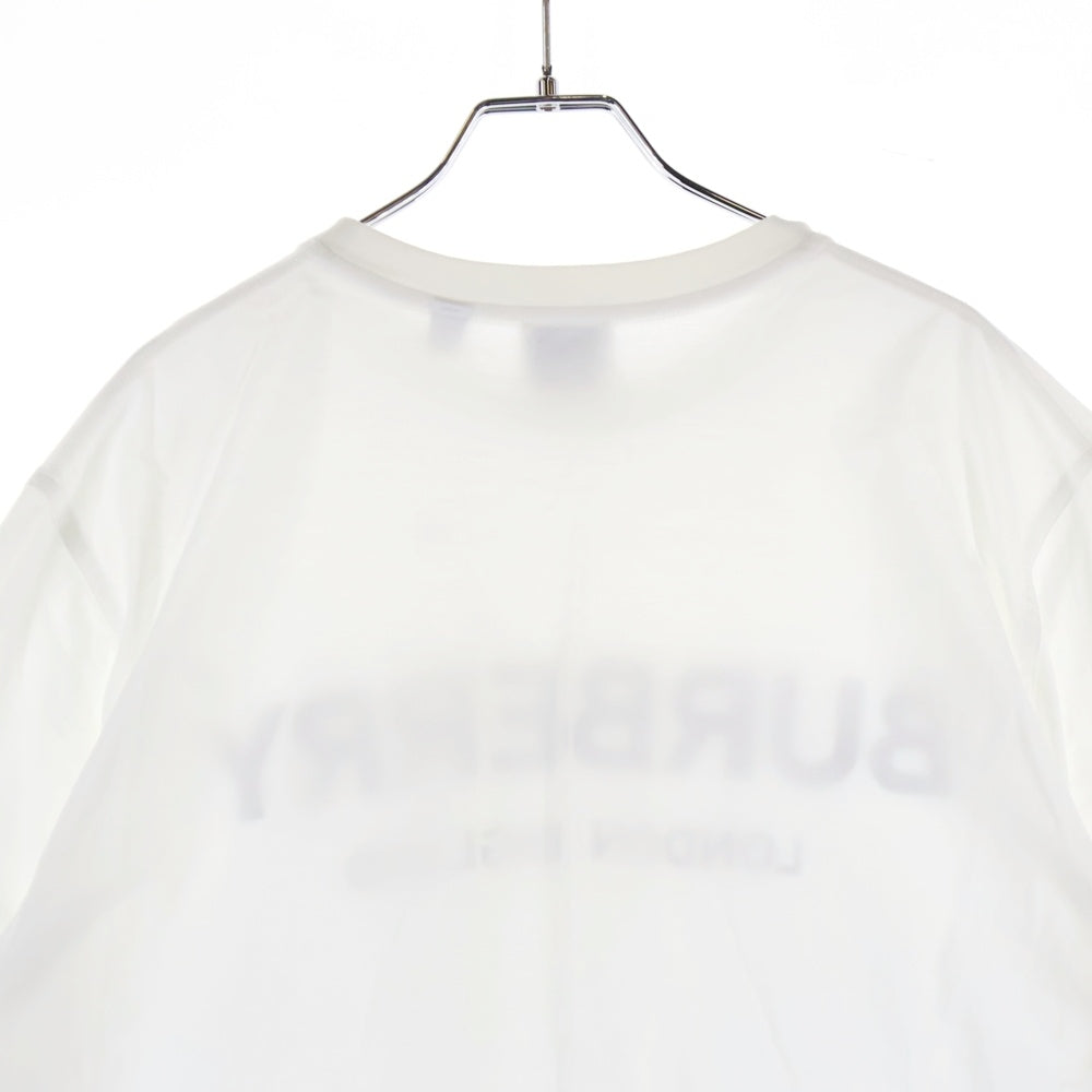 BURBERRY(バーバリー) フロントロゴプリント 半袖Tシャツ カットソー ホワイト 8026017