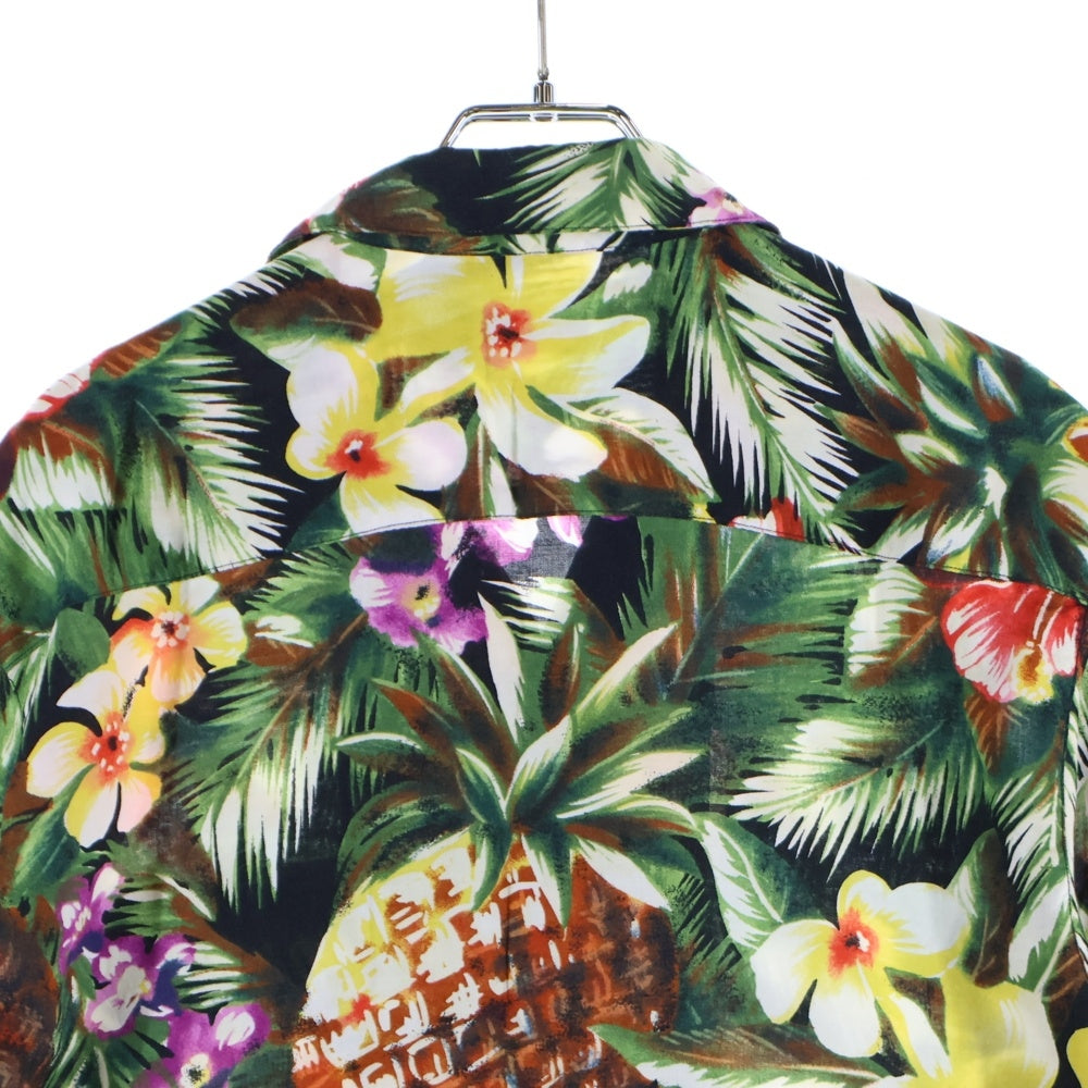 KULA BAY(クラベイ) 総柄 レーヨン ハワイアン オープンカラーシャツ マルチカラー