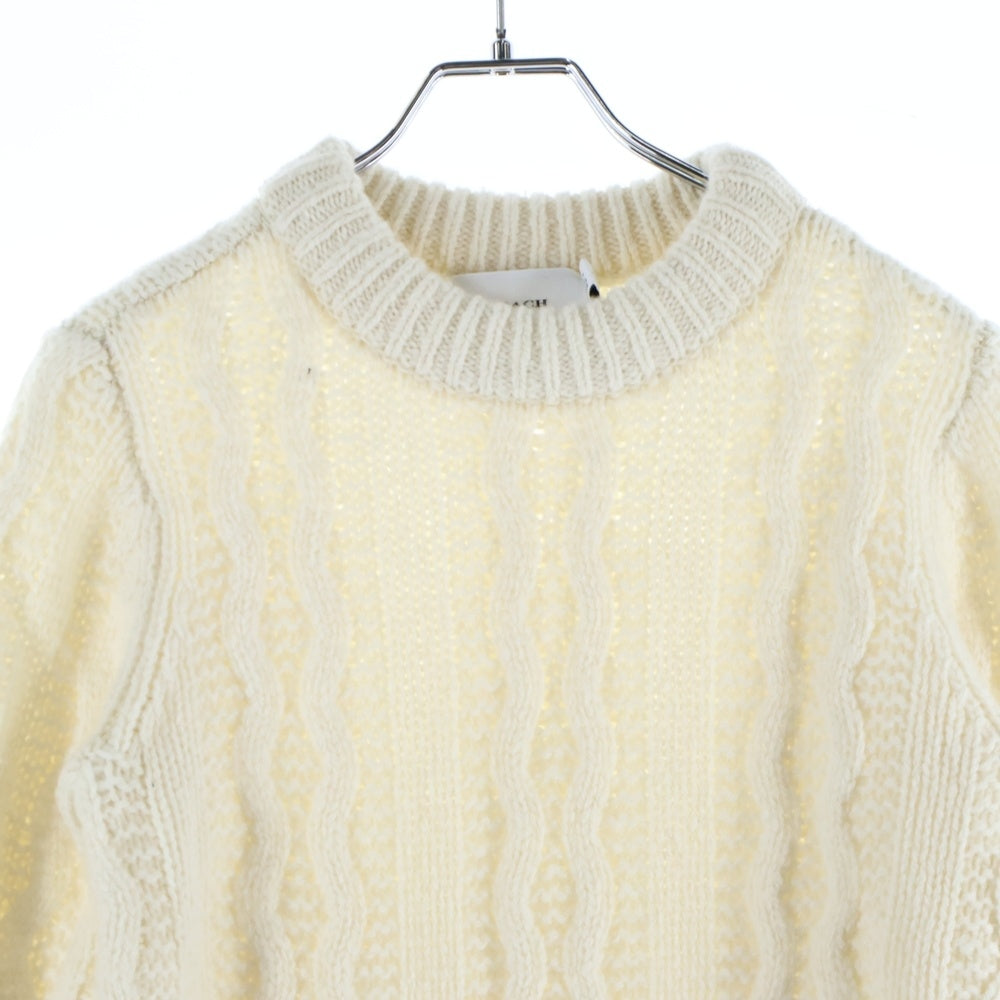 COACH(コーチ) ロングニット ローゲージ ホワイト