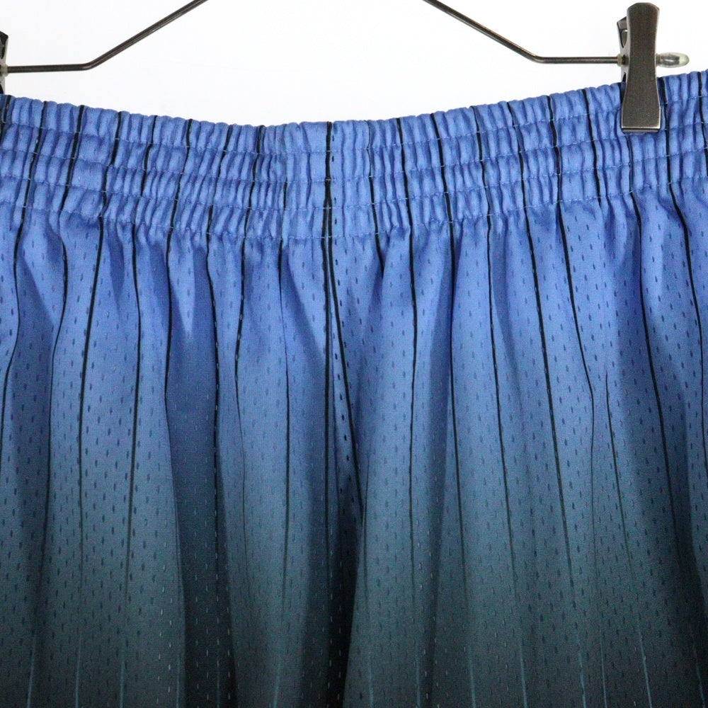 Mitchell&Ness(ミッチェル アンド ネス) CHICAGO BULLS 1995/96 Hardwood Classics Fadeaway Shorts シカゴブルズ ストライプショーツ ショートパンツ ブルー