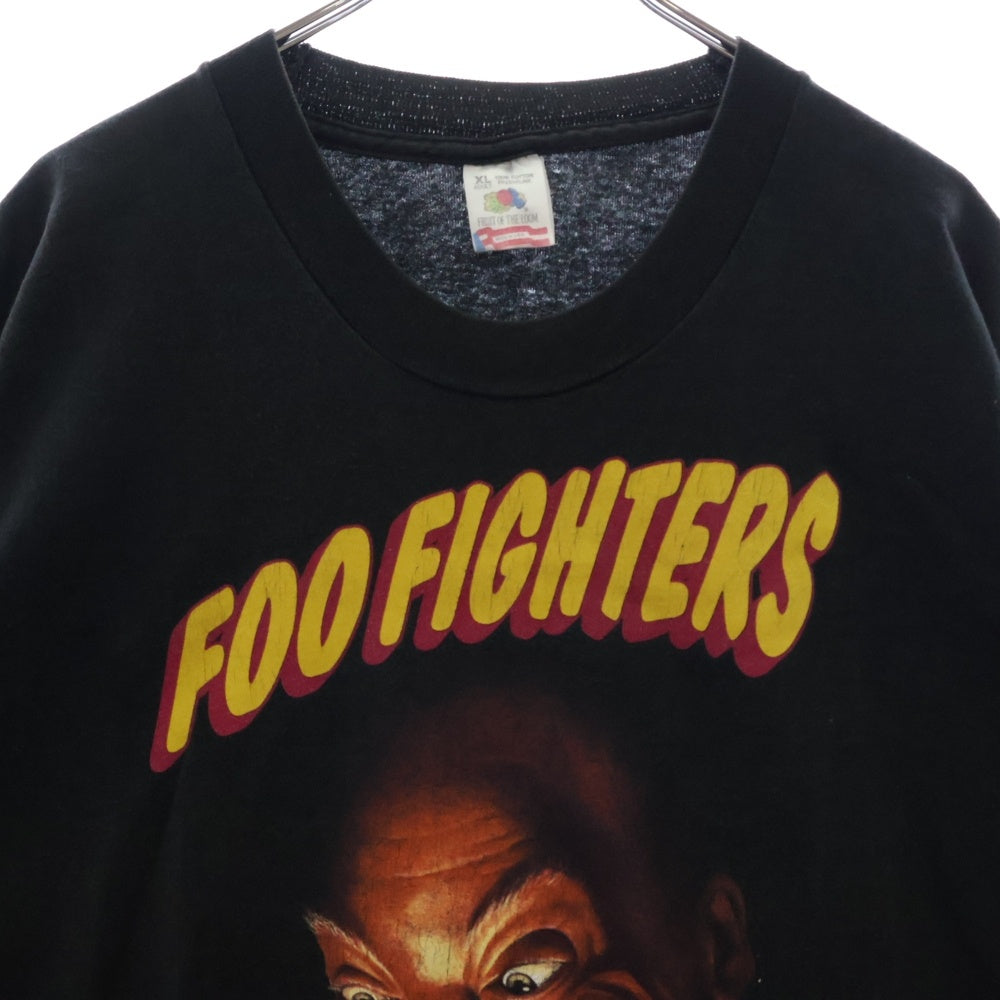 VINTAGE(ヴィンテージ) 90s FOO FIGHTERS EXHAUSTED ALBUM COVER フーファイターズ Tシャツ 半袖カットソー ブラック