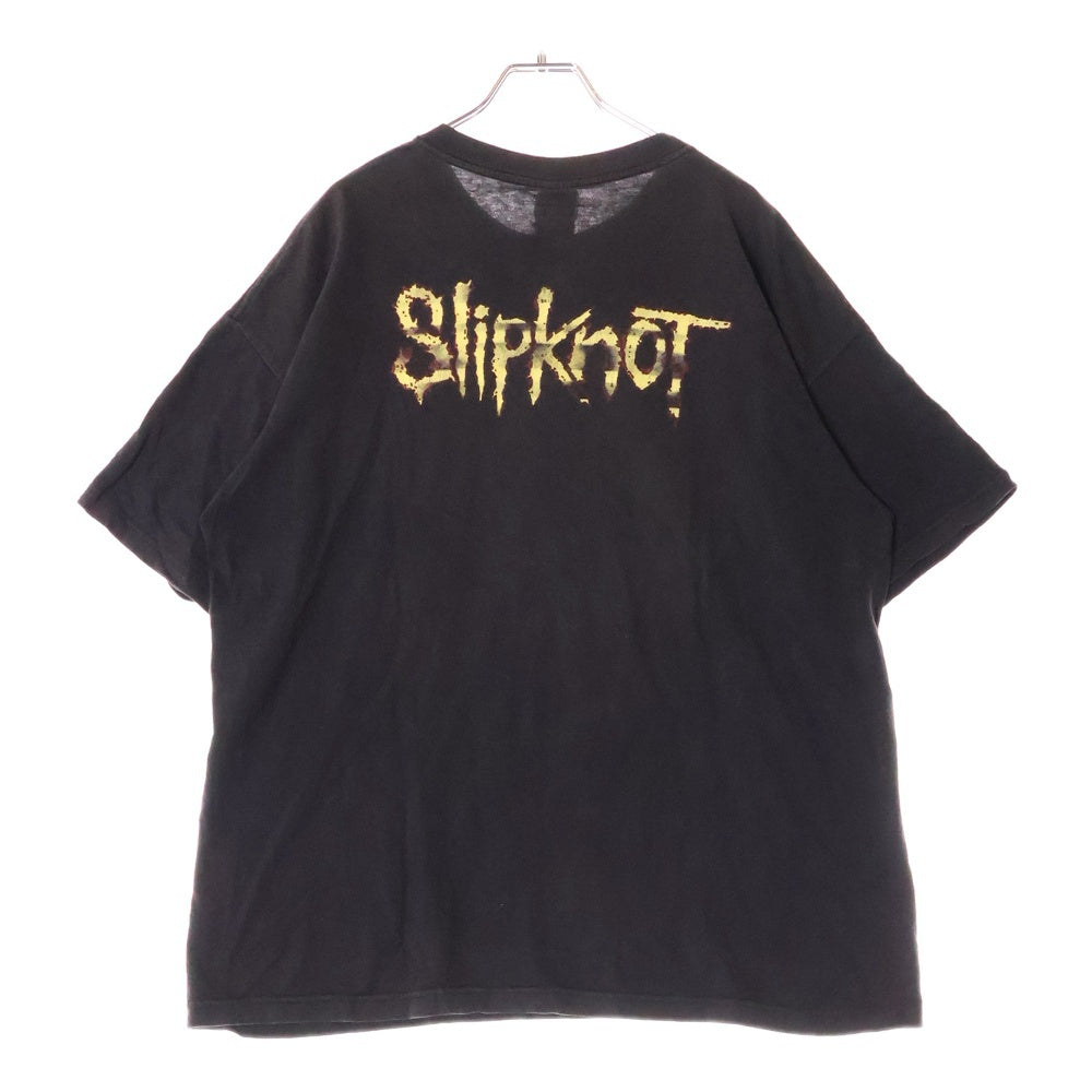 VINTAGE(ヴィンテージ) 00s SLIPKNOT 1st MEMBERS JUMPSUIT WEARING スリップノット Tシャツ 半袖カットソー ブラック