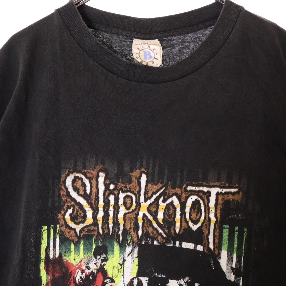 VINTAGE(ヴィンテージ) 00s SLIPKNOT 1st MEMBERS JUMPSUIT WEARING スリップノット Tシャツ 半袖カットソー ブラック