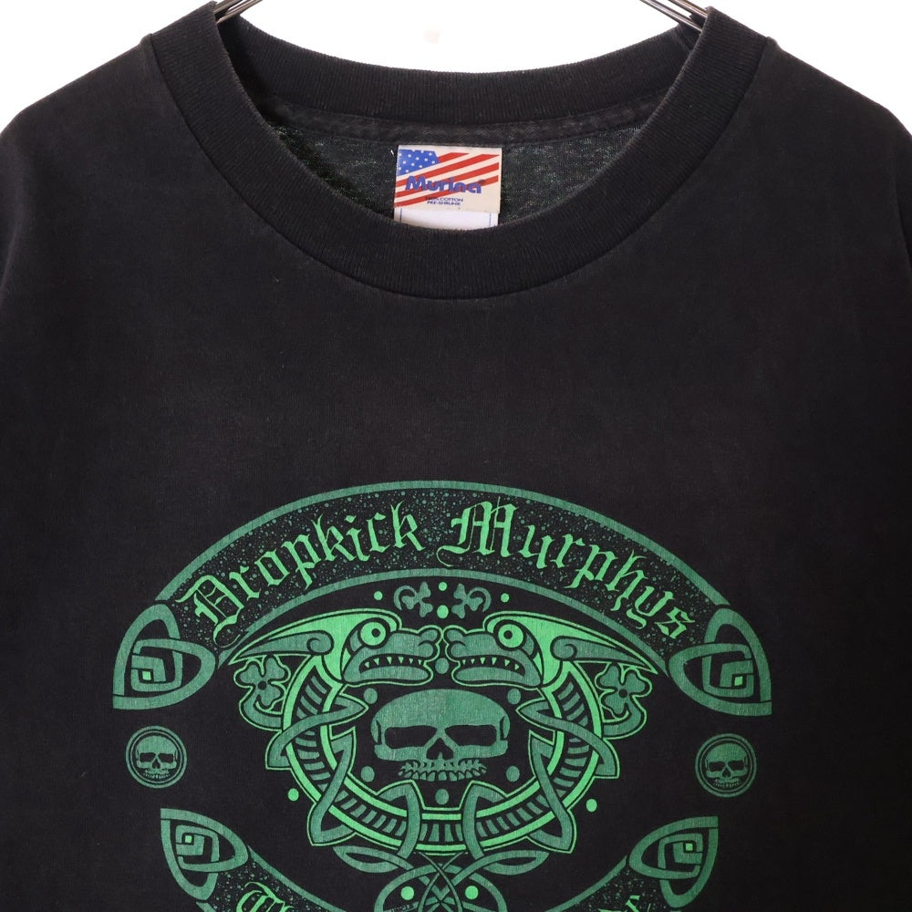 VINTAGE(ヴィンテージ) 90s DROPKICK MURPHYS THE WARRIORS CODE ドロップキック・マーフィーズ Tシャツ 半袖カットソー ブラック