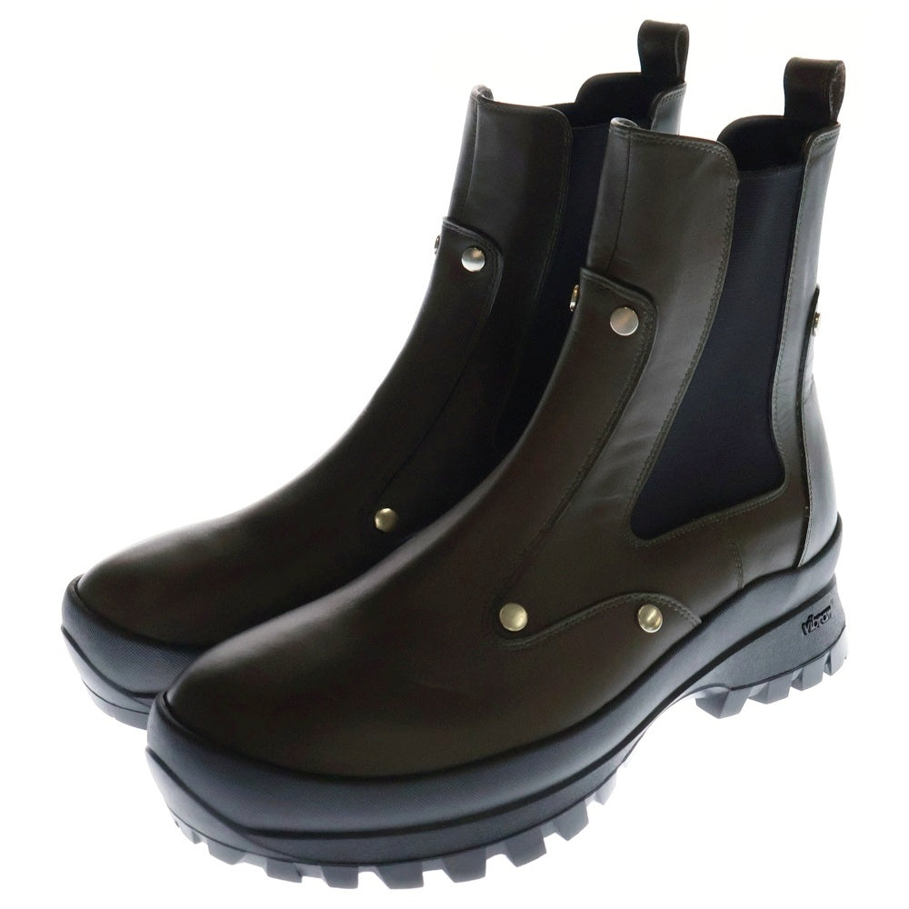 OAO(オーエーオー) LES ARCS BOOTS 24D 1A18AR1 サイドゴア レザー ブーツ ブラウン