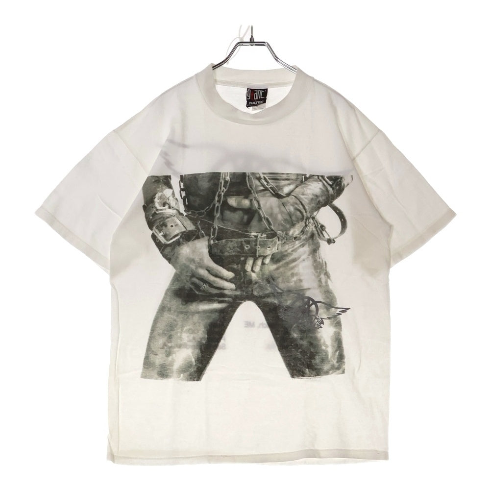 VINTAGE(ヴィンテージ) 90s AEROSMITH エアロスミス Tシャツ 半袖カットソー ホワイト