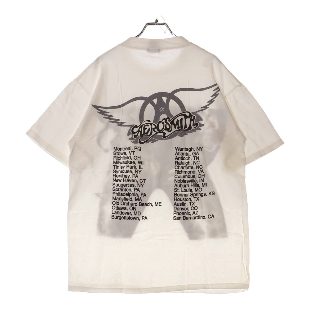 VINTAGE(ヴィンテージ) 90s AEROSMITH エアロスミス Tシャツ 半袖カットソー ホワイト