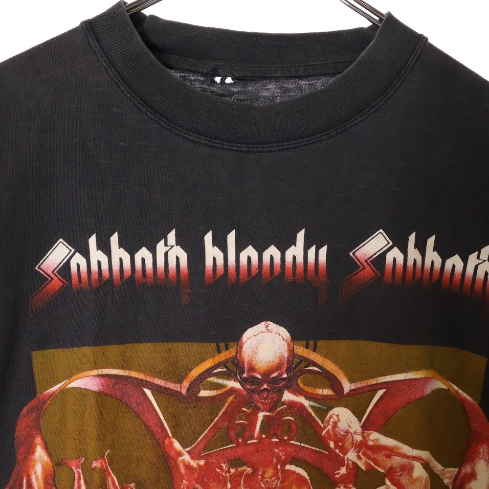 VINTAGE(ヴィンテージ) 90s BLACK SABBATH ブラックサバス Tシャツ 半袖カットソー ブラック