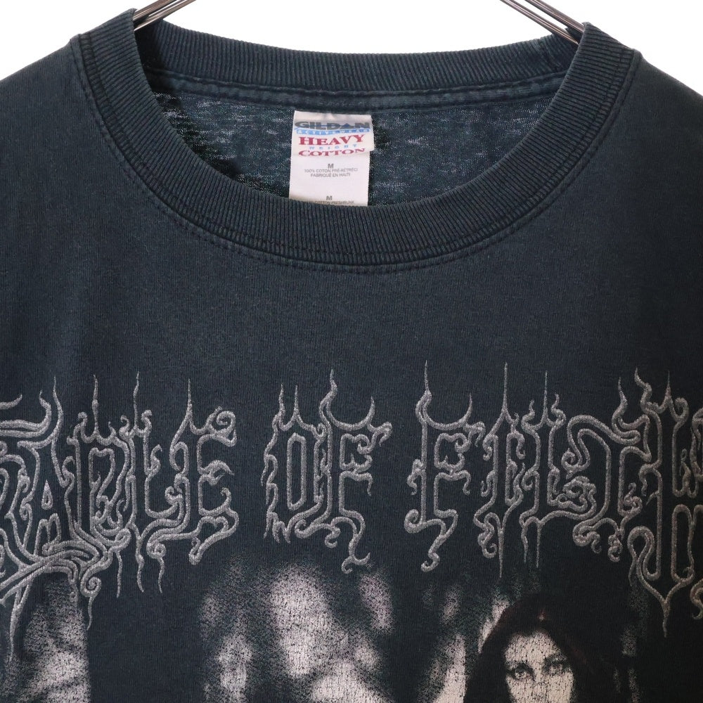 VINTAGE(ヴィンテージ) 00s CRADLE OF FILTH A WOLF IN CREEPS CLOTHING L/S クレイドルオブフィルス Tシャツ 長袖カットソー ブラック