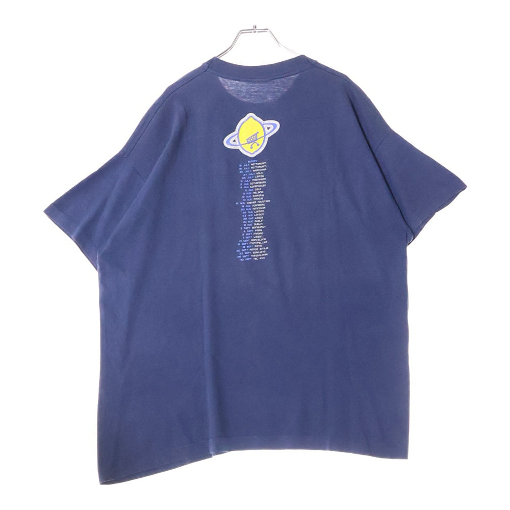 VINTAGE(ヴィンテージ) 90s U2 POP MART TEE 両面プリント半袖T シャツ カットソー ネイビー