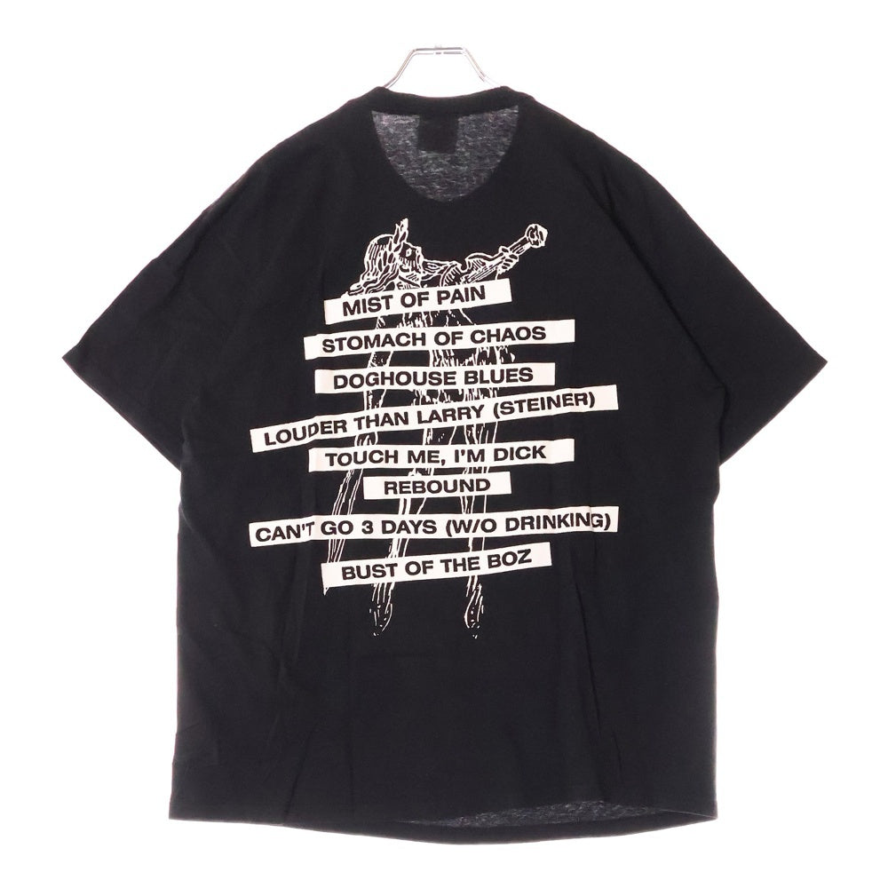VINTAGE(ヴィンテージ) 90s vintage CITIZEN DICK NICE MAN USA製 シチズンディック 両面プリント クルーネック Tシャツ ブラック