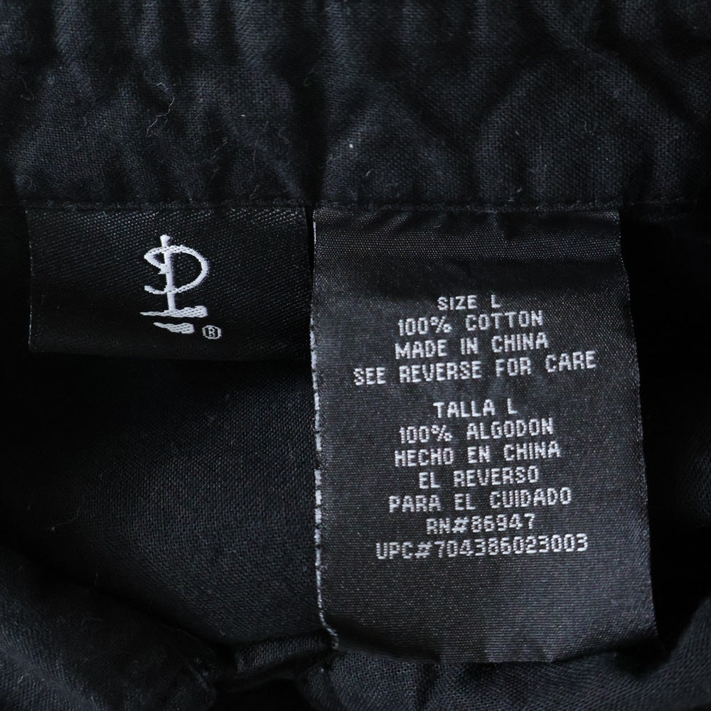 VINTAGE(ヴィンテージ) 00s PINK FLOYD DARK SIDE OF THE MOON EMBROIDERY SHIRT ピンクフロイド ダークサイドオブザムーン エンブロイダリー 刺繍 半袖シャツ ブラック