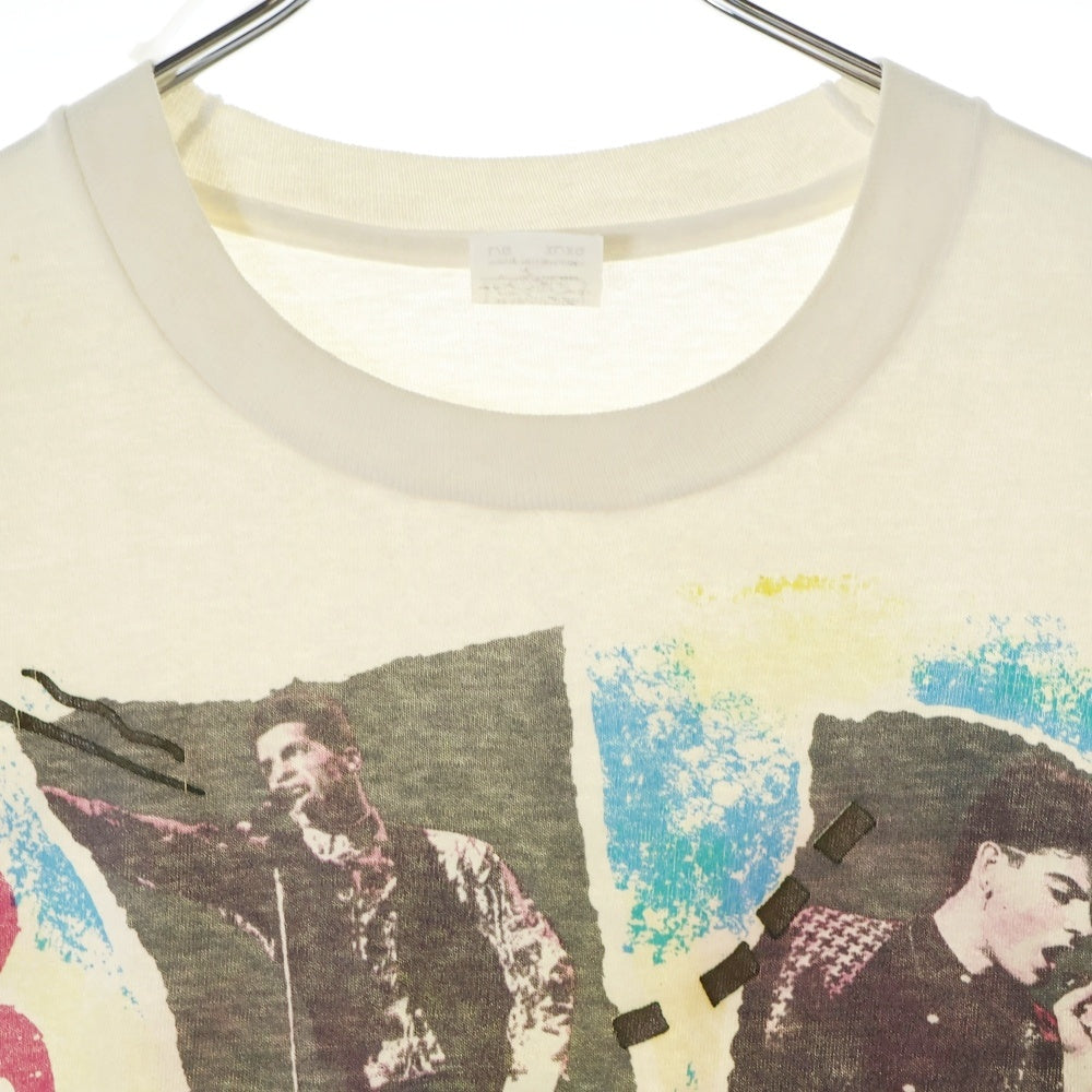VINTAGE(ヴィンテージ) 80s NEW KIDS ON THE BLOCK BACK STAGE PASS ニュー・キッズ・オン・ザ・ブロック バックステージパス Tシャツ 半袖カットソー アイボリー