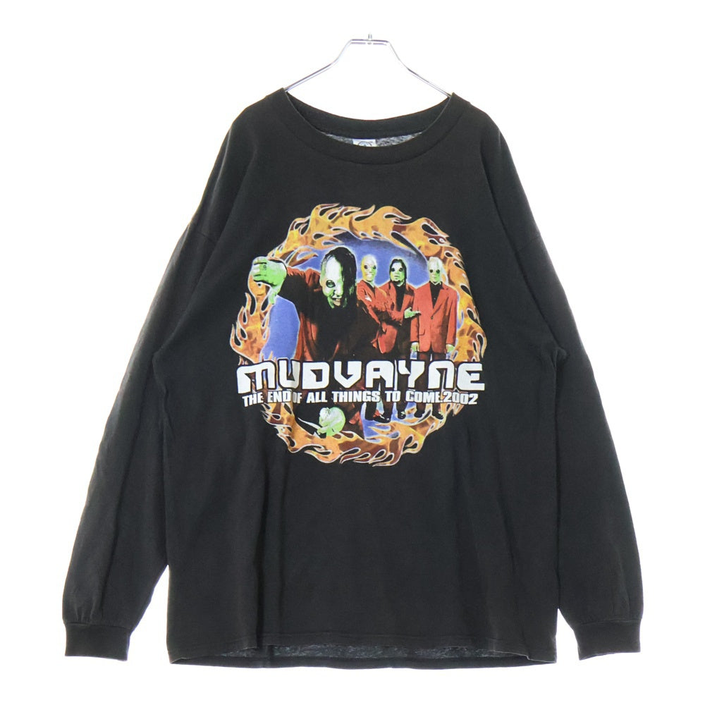 VINTAGE(ヴィンテージ) 00s MUDVAYNE マッドヴェイン Tシャツ 長袖カットソー ブラック