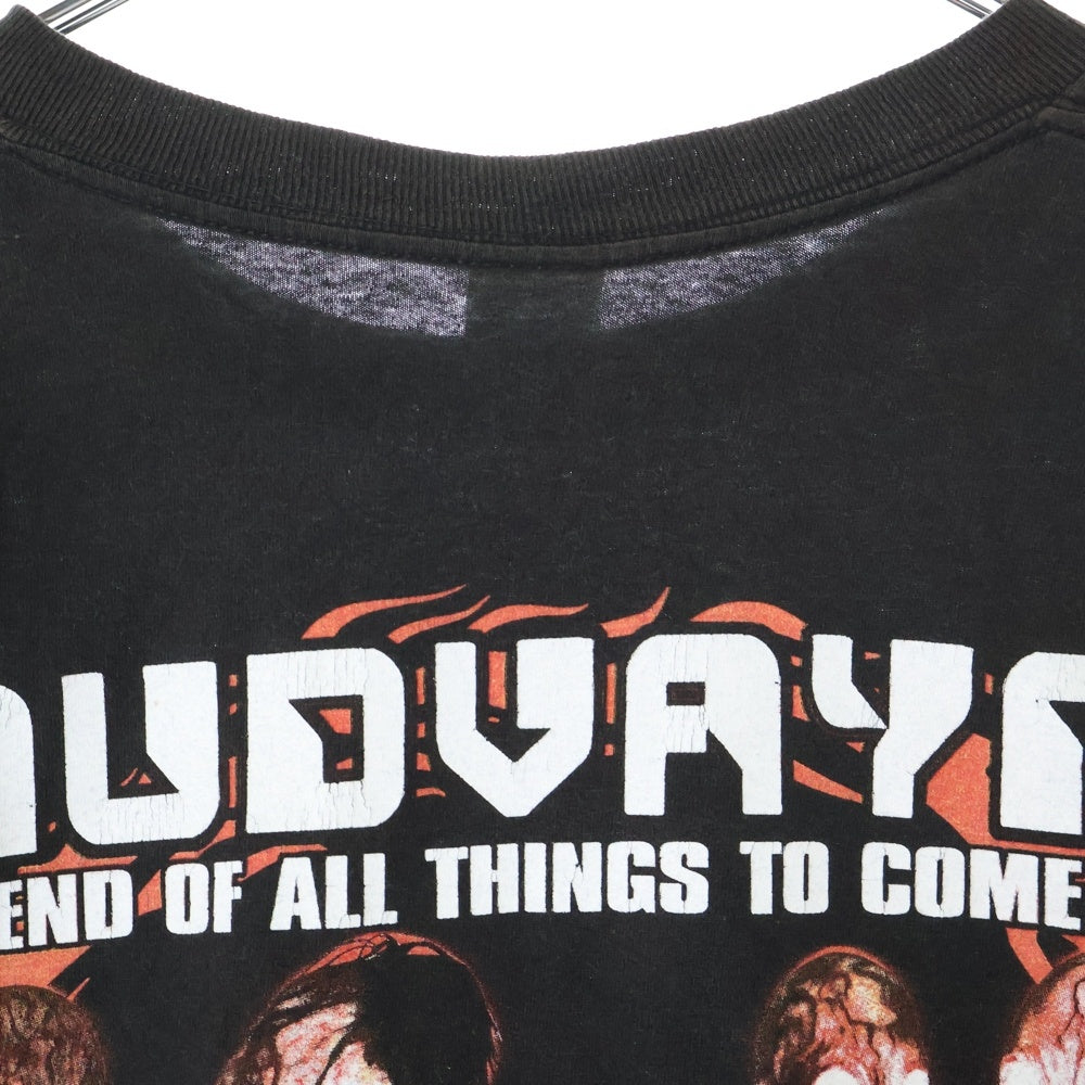 VINTAGE(ヴィンテージ) 00s MUDVAYNE マッドヴェイン Tシャツ 長袖カットソー ブラック