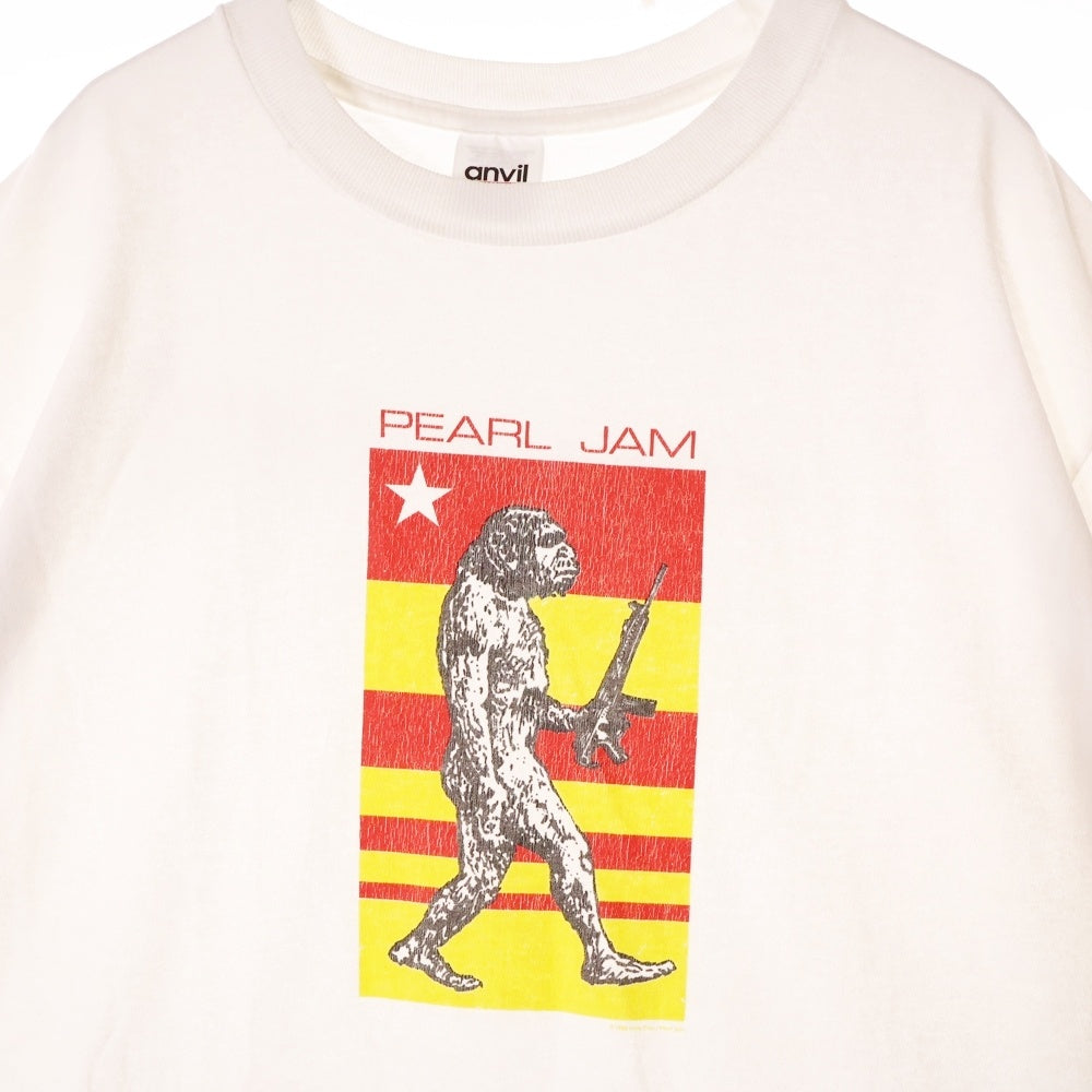 VINTAGE(ヴィンテージ) 90s PEARL JAM TEE パールジャム 両面プリント半袖Tシャツ カットソー ホワイト