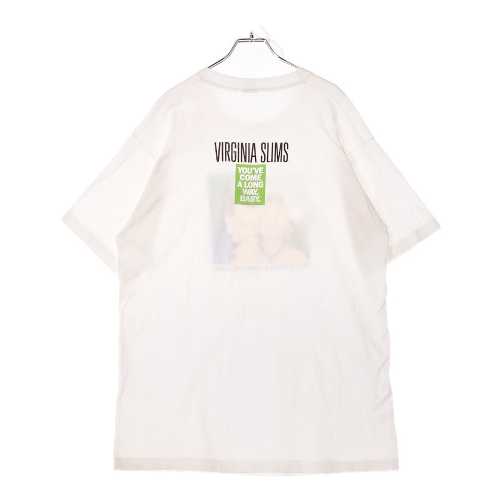 VINTAGE(ヴィンテージ) 90s VIRGINIA SLIMS TEE ヴァージニアスリム 両面プリント半袖Tシャツ カットソー ホワイト