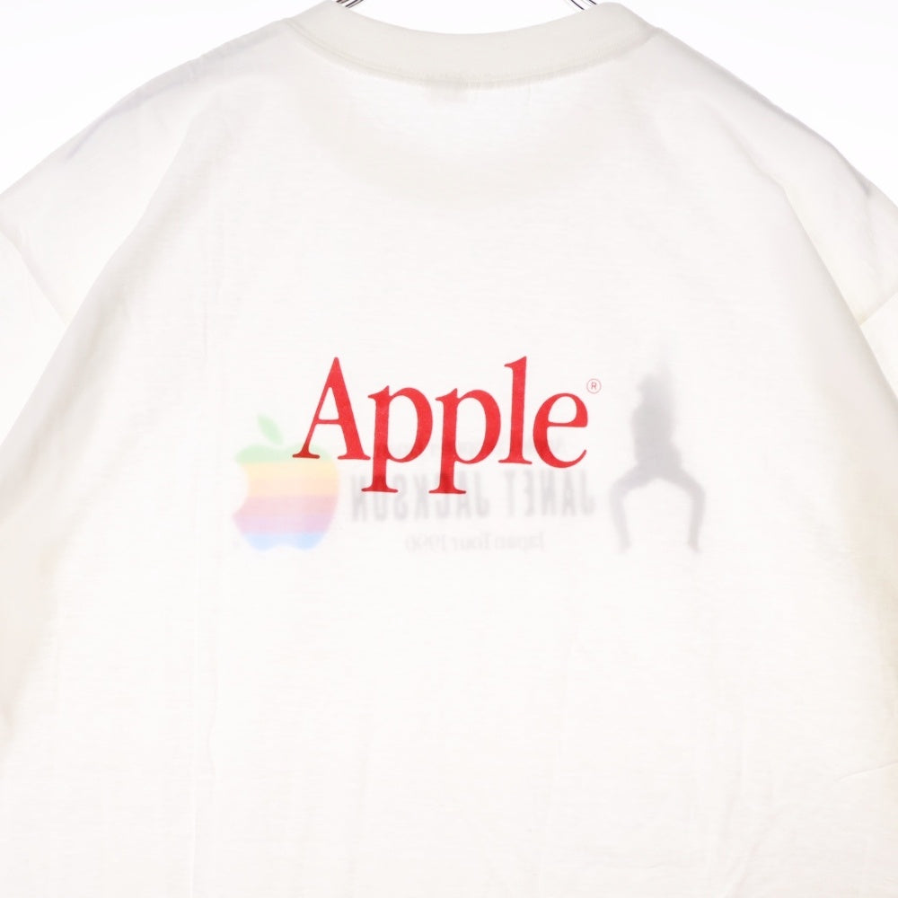 VINTAGE(ヴィンテージ) 90-00s JANET JACKSON Japan TOUR1990 Apple computer TEE ジャネット ジャクソン アップル 日本ツアー 半袖Tシャツ カットソー ホワイト