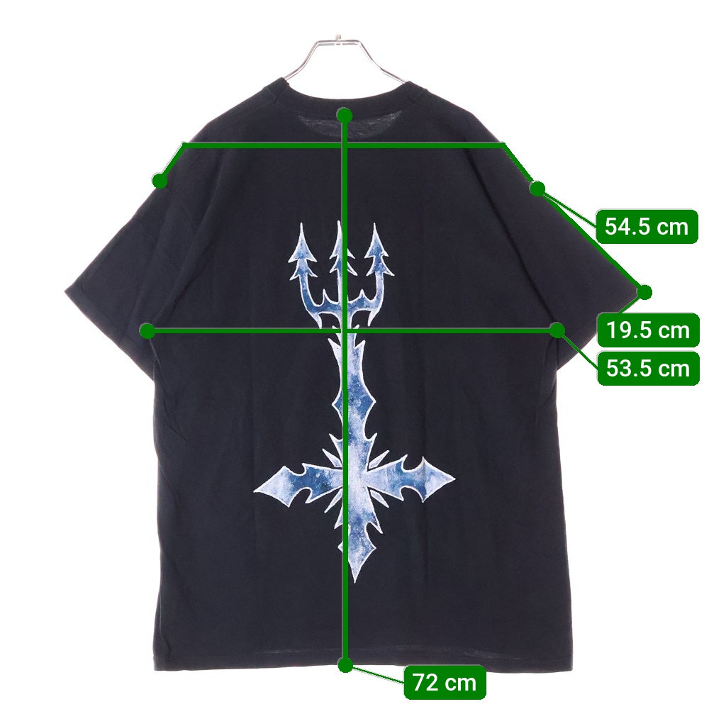 VINTAGE(ヴィンテージ) 00s DISSECTION WHERE DEAD ANGELS LIE 両面プリント半袖Tシャツ カットソー ブラック タグ無し