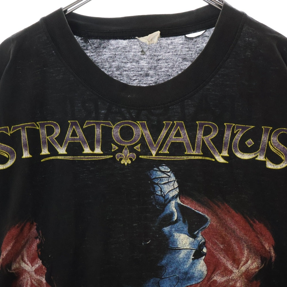 VINTAGE(ヴィンテージ) 90s STRATOVARIUS ストラトヴァリウス Tシャツ 半袖カットソー ブラック